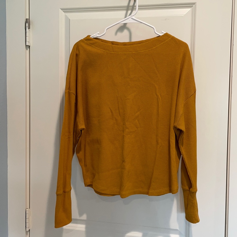 yellow long sleeve